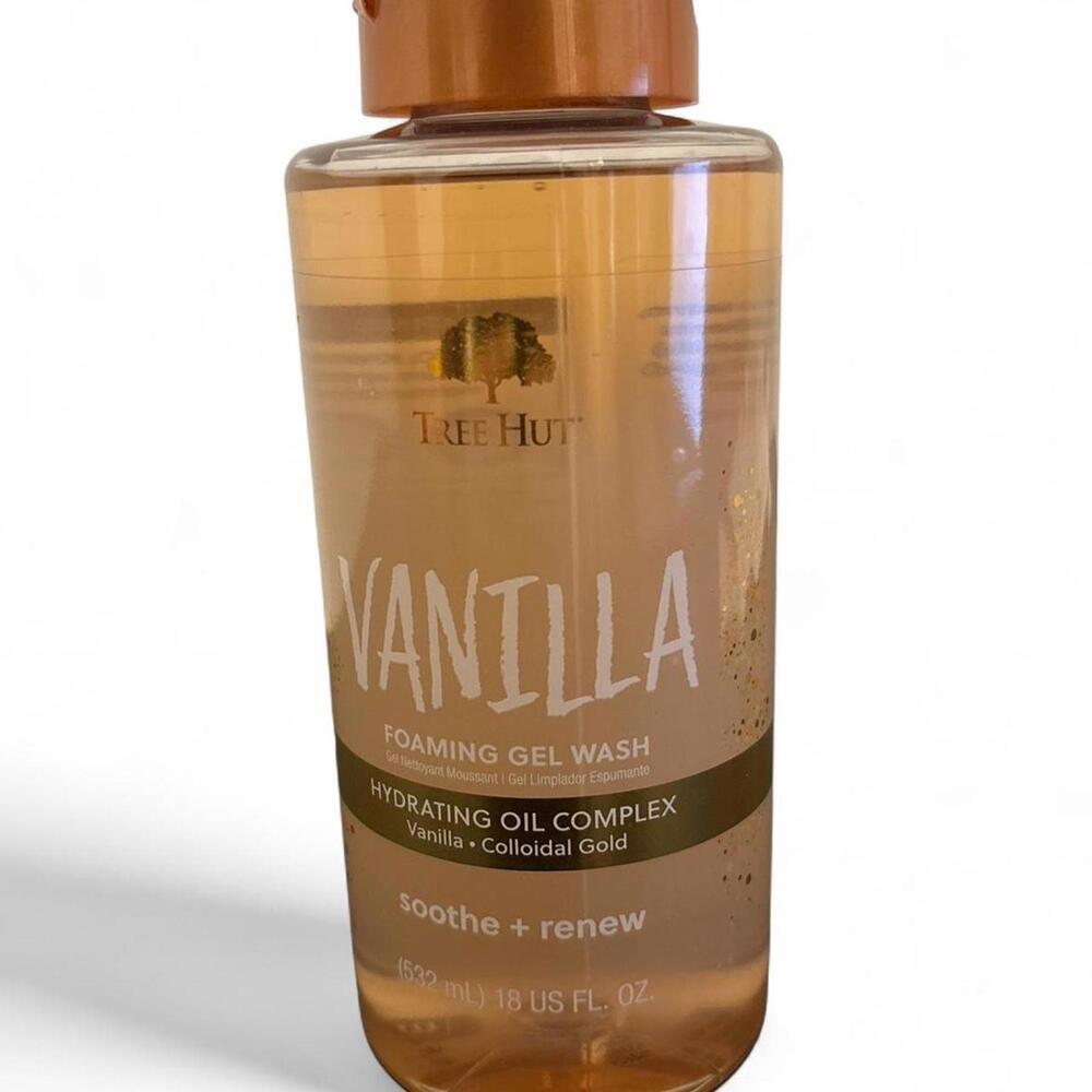 Tree hut vanilla foaming body wash
